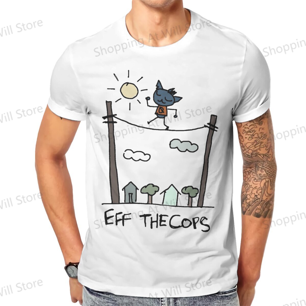 Summer Clothing Drawing - Summer Men's and Women's T-shirts Maes