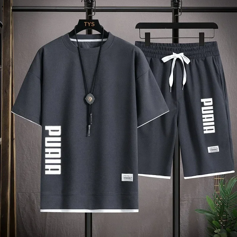 Summer Clothing For Young Men - 2026 New Men's T-shirt and Shorts