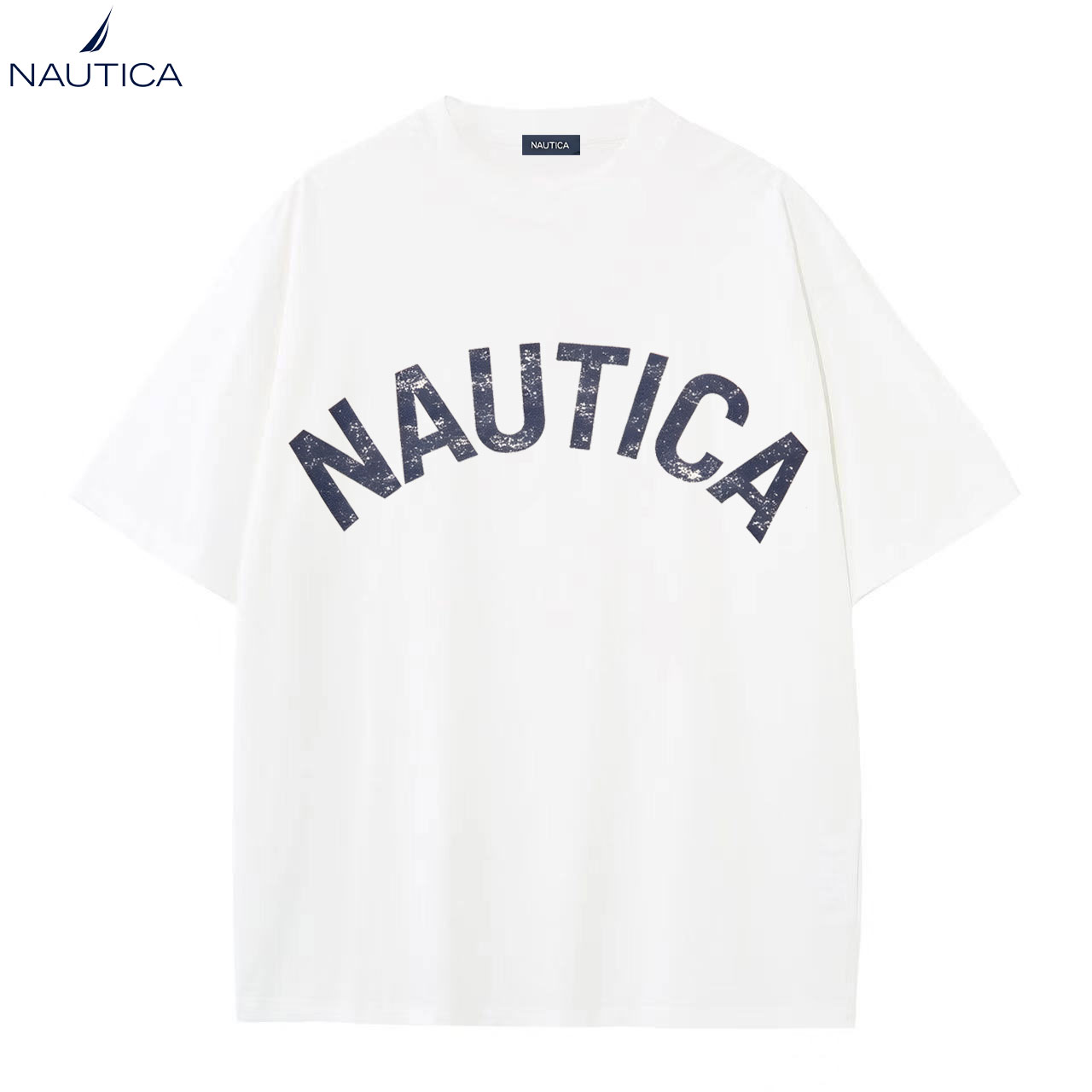 Summer Clothing Brands For Women - Nautica Cotton Brand T-Shirt with Print