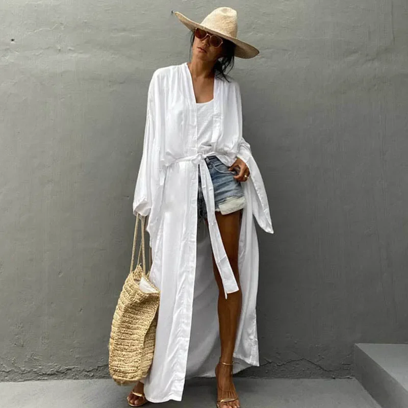 Kimono Women Beach Wear Cover  - Summer Clothing Wraps recension och pris