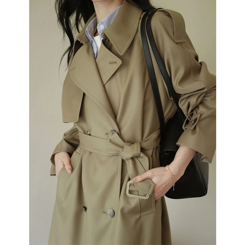2025 Autumn Women's Trench Coa - Summer Clothing Over 50 recension och pris