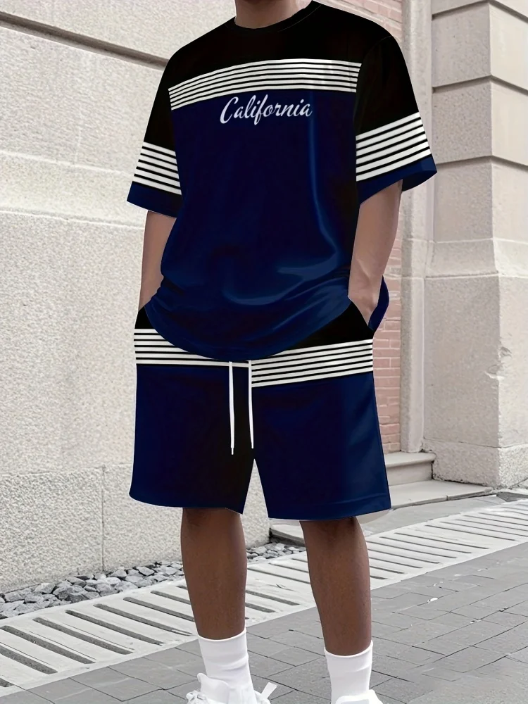 Simple Men's T-shirts Shorts 2 - Summer Clothing Holiday recension och pris
