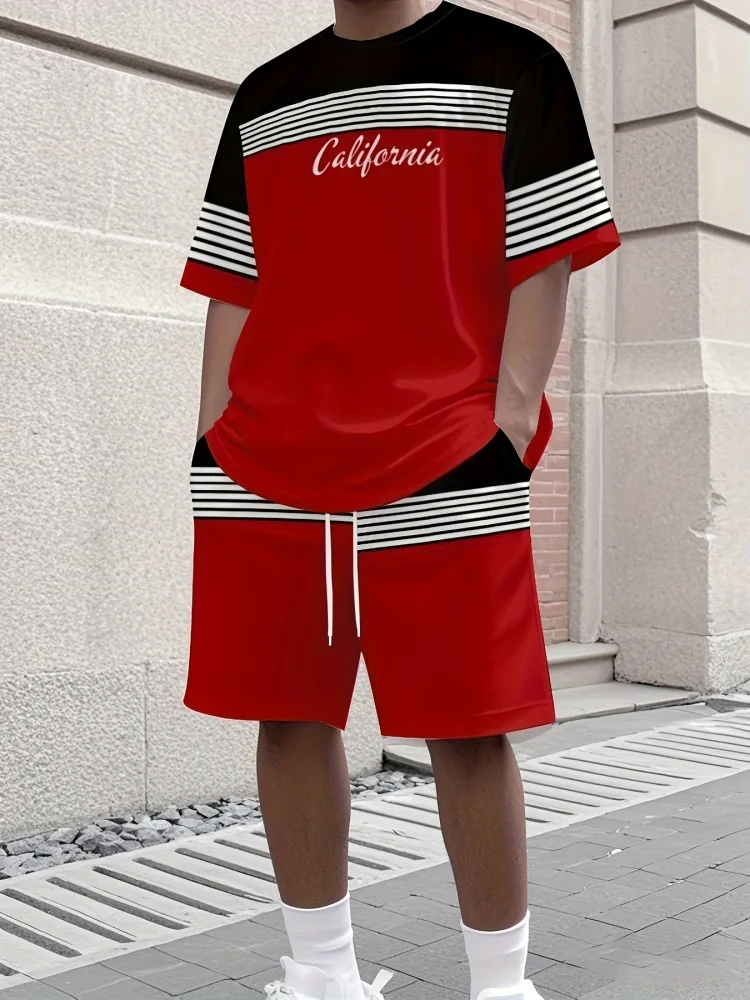 Simple Men's T-shirts Shorts 2 - Summer Clothing Holiday recension och pris