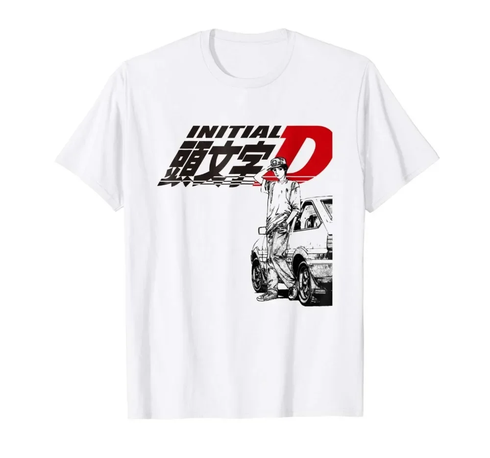 Initial D Tee Shirt Summer Fas - Summer Clothing Websites recension och pris