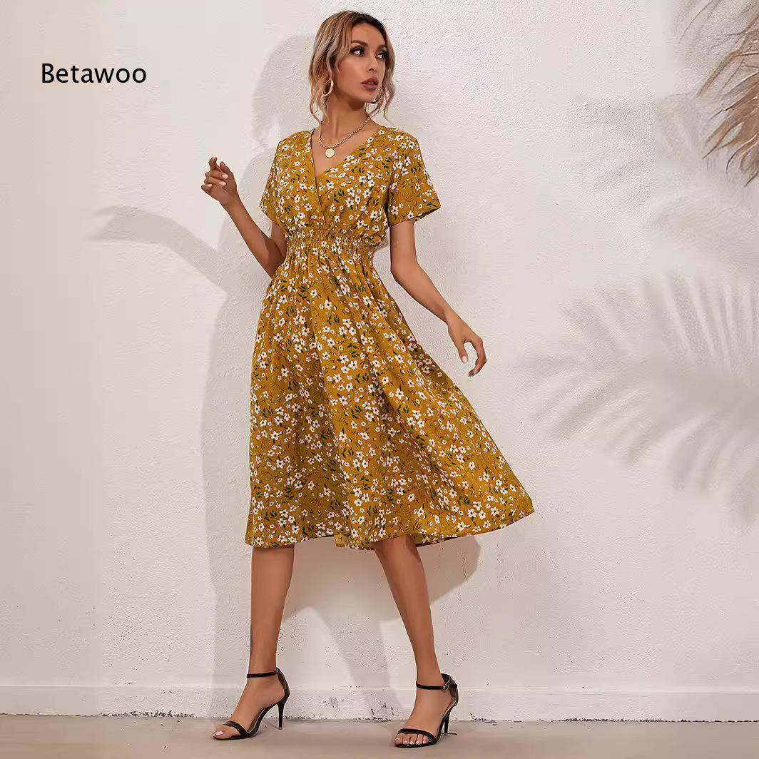 Ditsy Floral Midi Sundress Lad - Sundress Midi Floral recension och pris