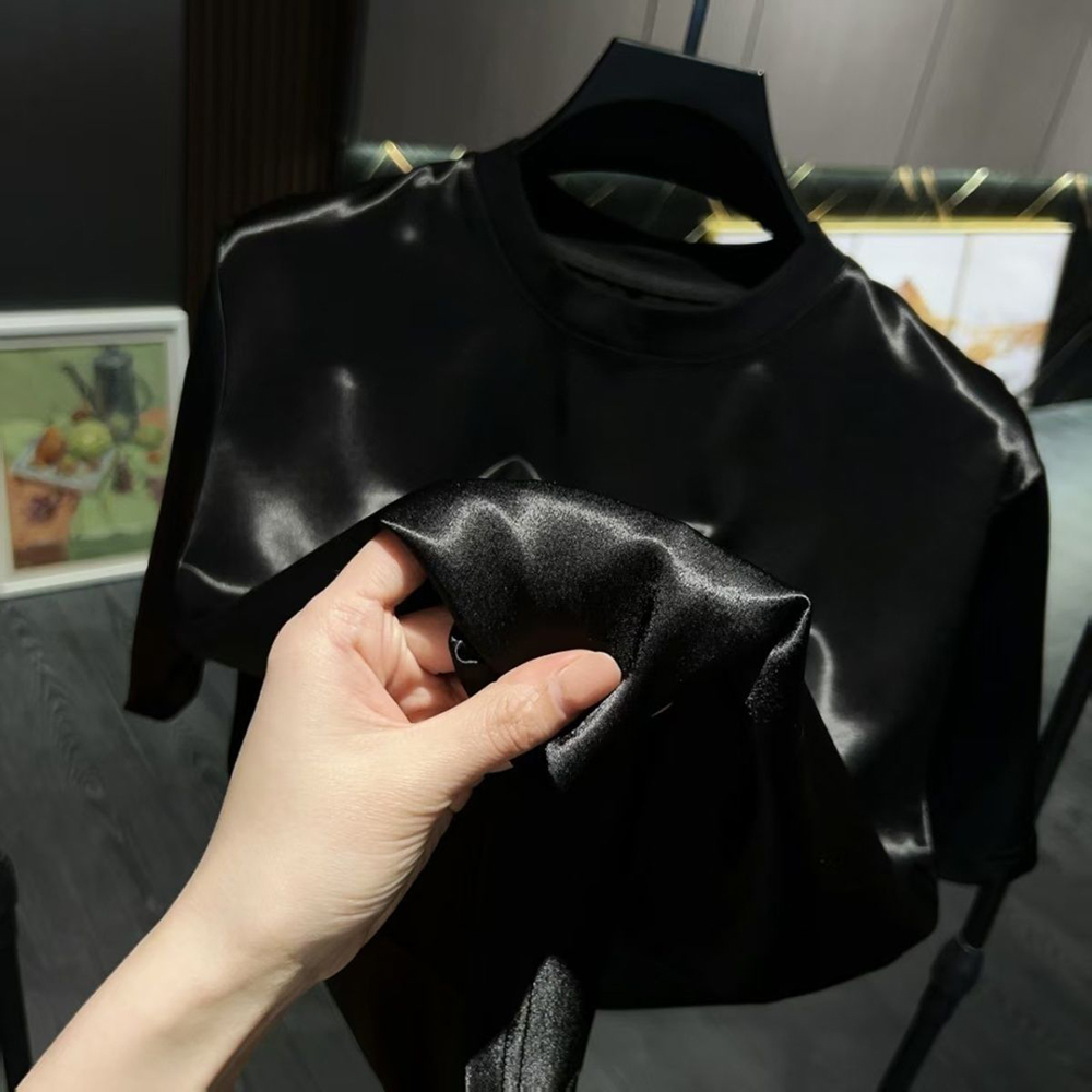 Mens Acetate Fiber Satin Gloss - Summer Clothing For Young Men recension och pris