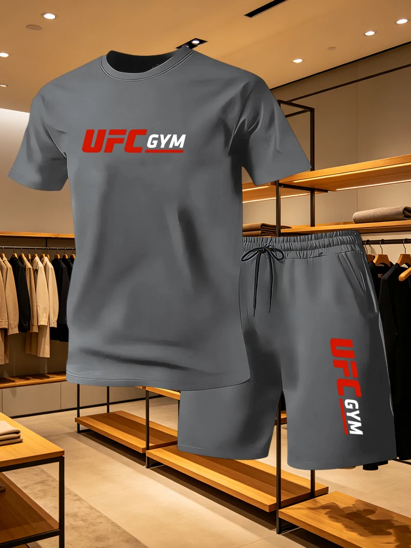 Men's Fashion T-shirt Shorts U - Summer Clothing For Young Men recension och pris