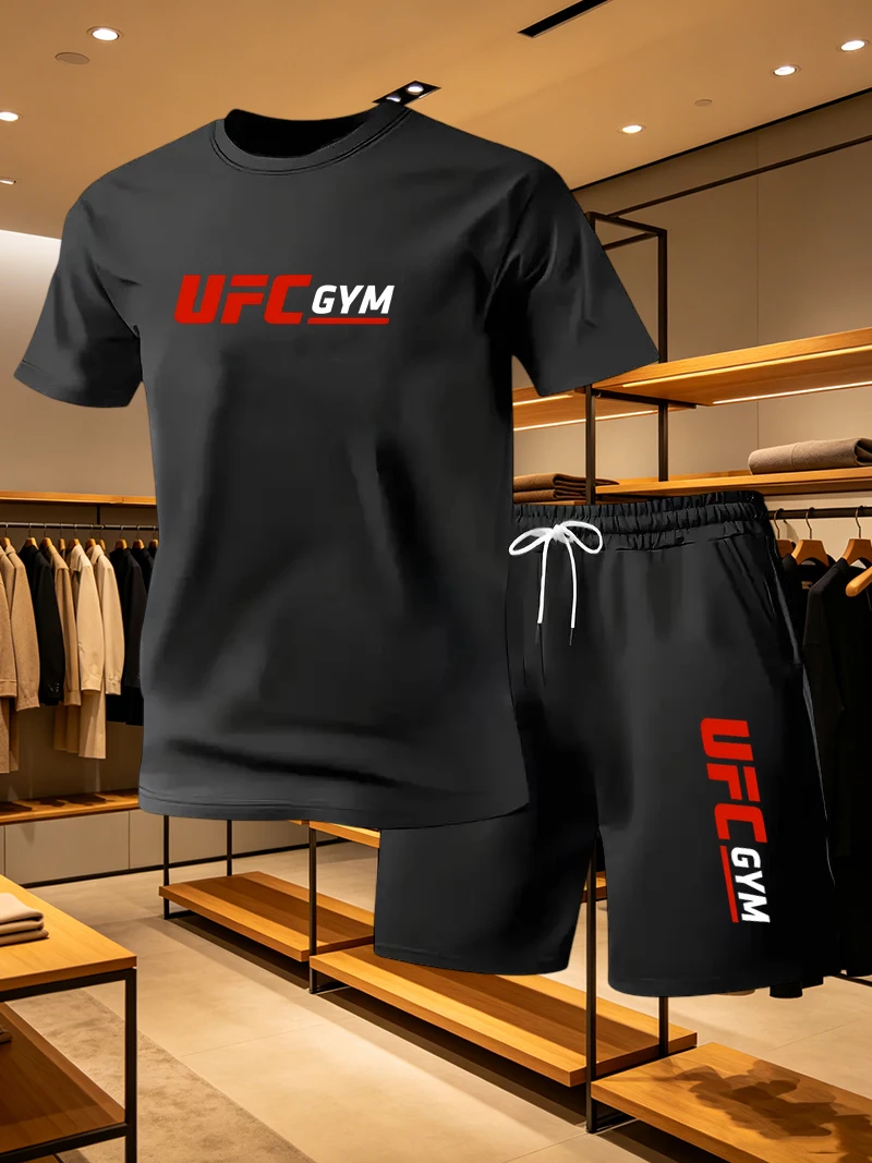 Men's Fashion T-shirt Shorts U - Summer Clothing For Young Men recension och pris