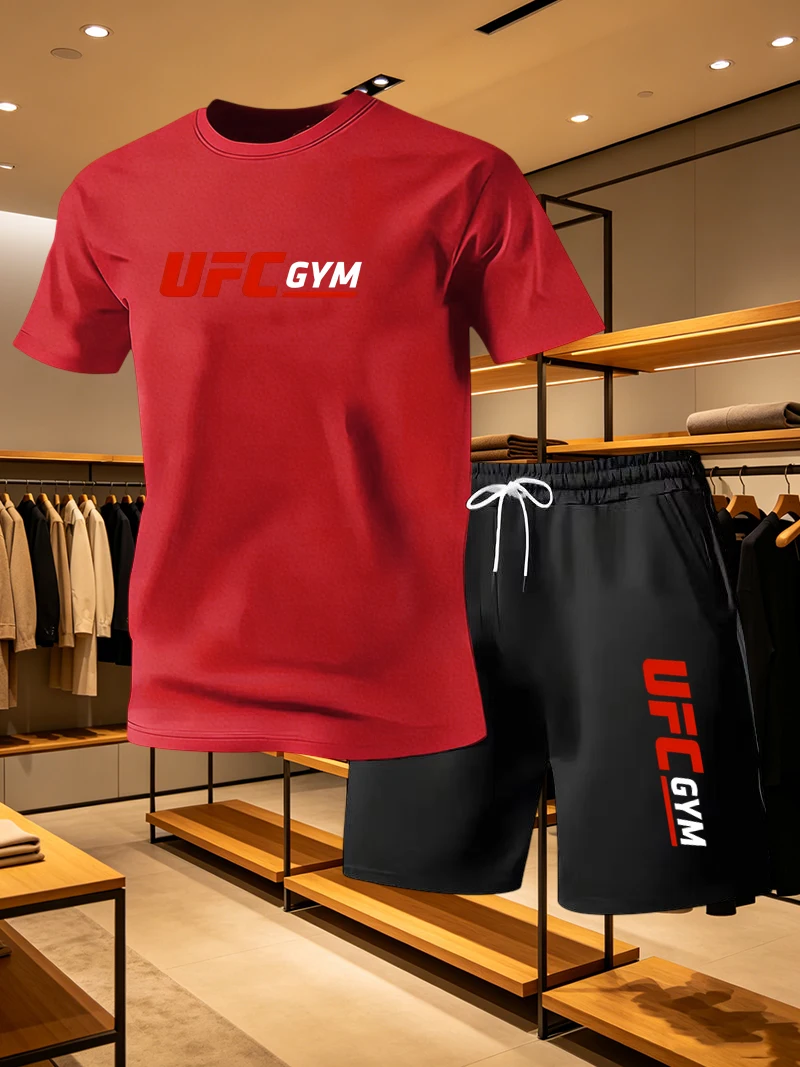 Men's Fashion T-shirt Shorts U - Summer Clothing For Young Men recension och pris