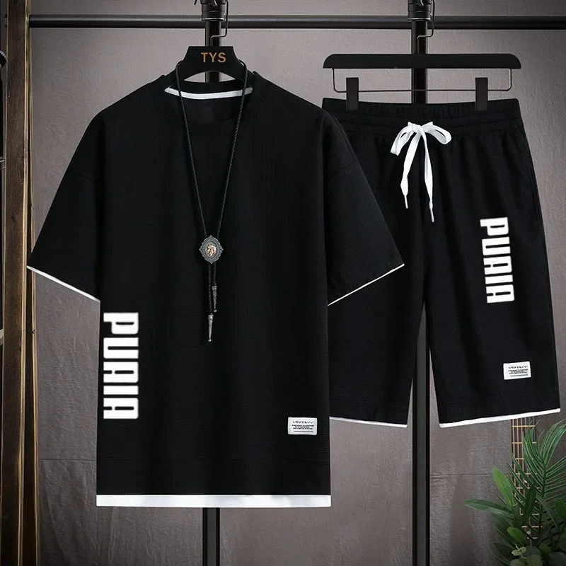 2026 New Men's T-shirt and Sho - Summer Clothing For Young Men recension och pris