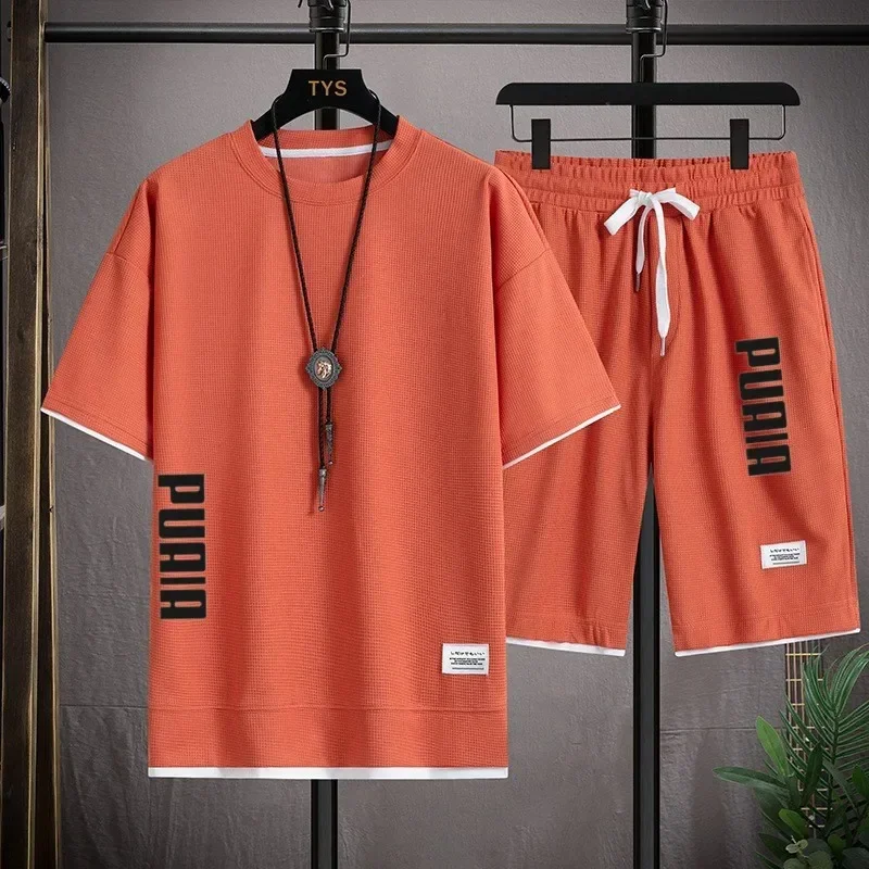 2026 New Men's T-shirt and Sho - Summer Clothing For Young Men recension och pris