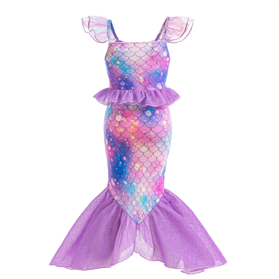 Mermaid Cosplay Purple Princes - Summer Clothing Holiday recension och pris