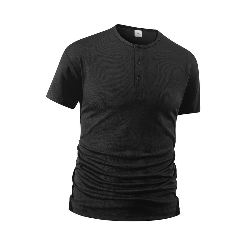 Men's Short Sleeve Henley Neck - Summer Clothing For Young Men recension och pris