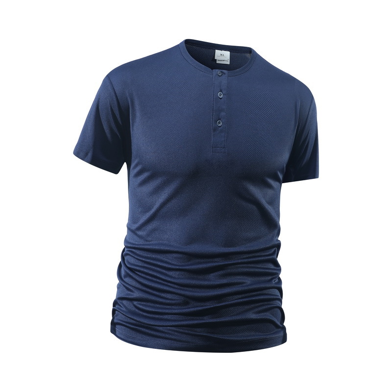 Men's Short Sleeve Henley Neck - Summer Clothing For Young Men recension och pris