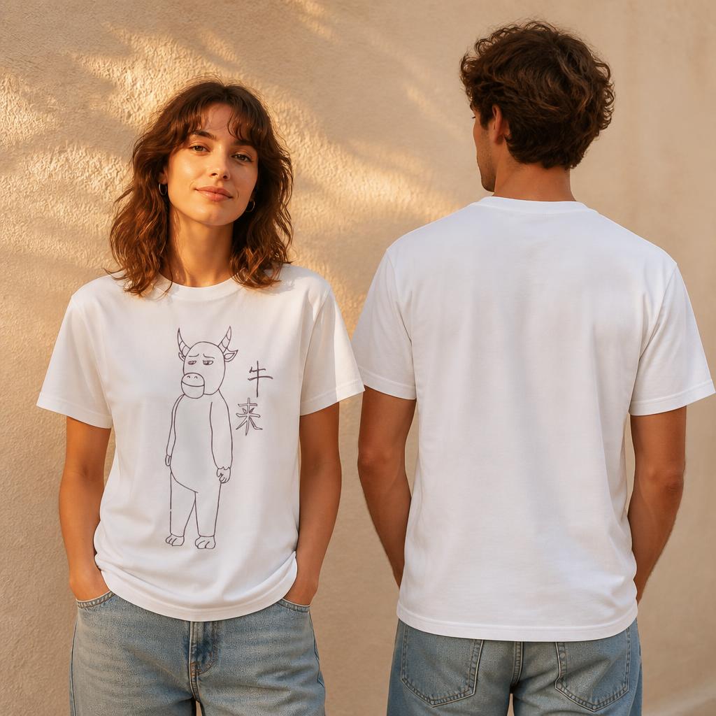 Niu Lai Drawing Men T Shirt 10 - Summer Clothing Drawing recension och pris