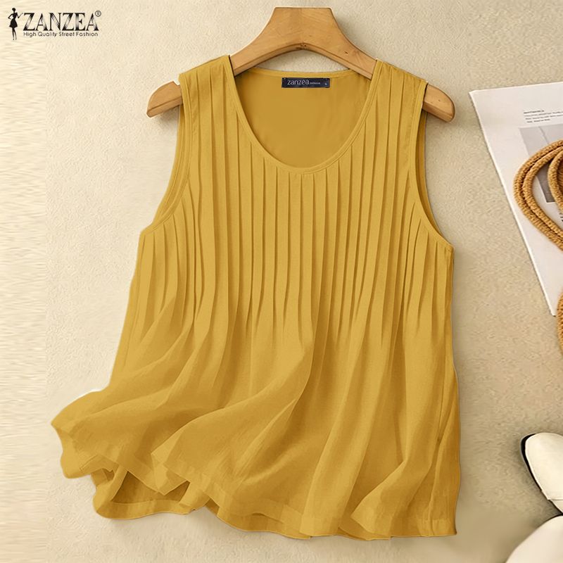 ZANZEA Woman Summer Pintuck Ta - Summer Clothing Holiday recension och pris