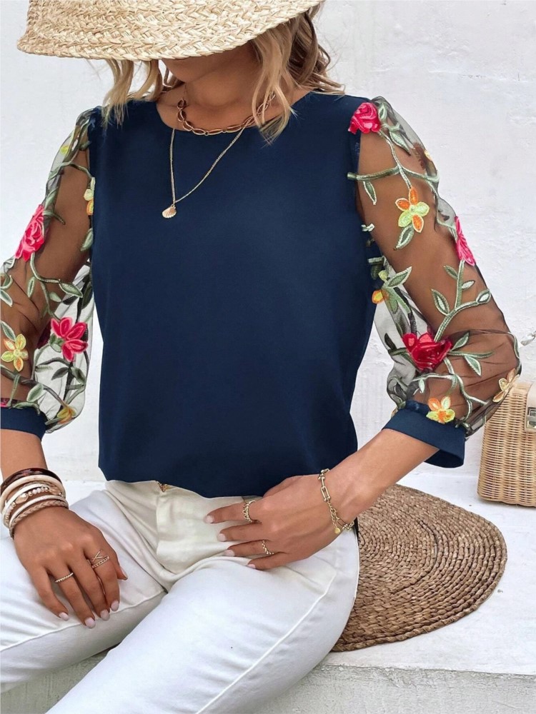 Fashion Print Shirt Top For Wo - Summer Clothing Holiday recension och pris