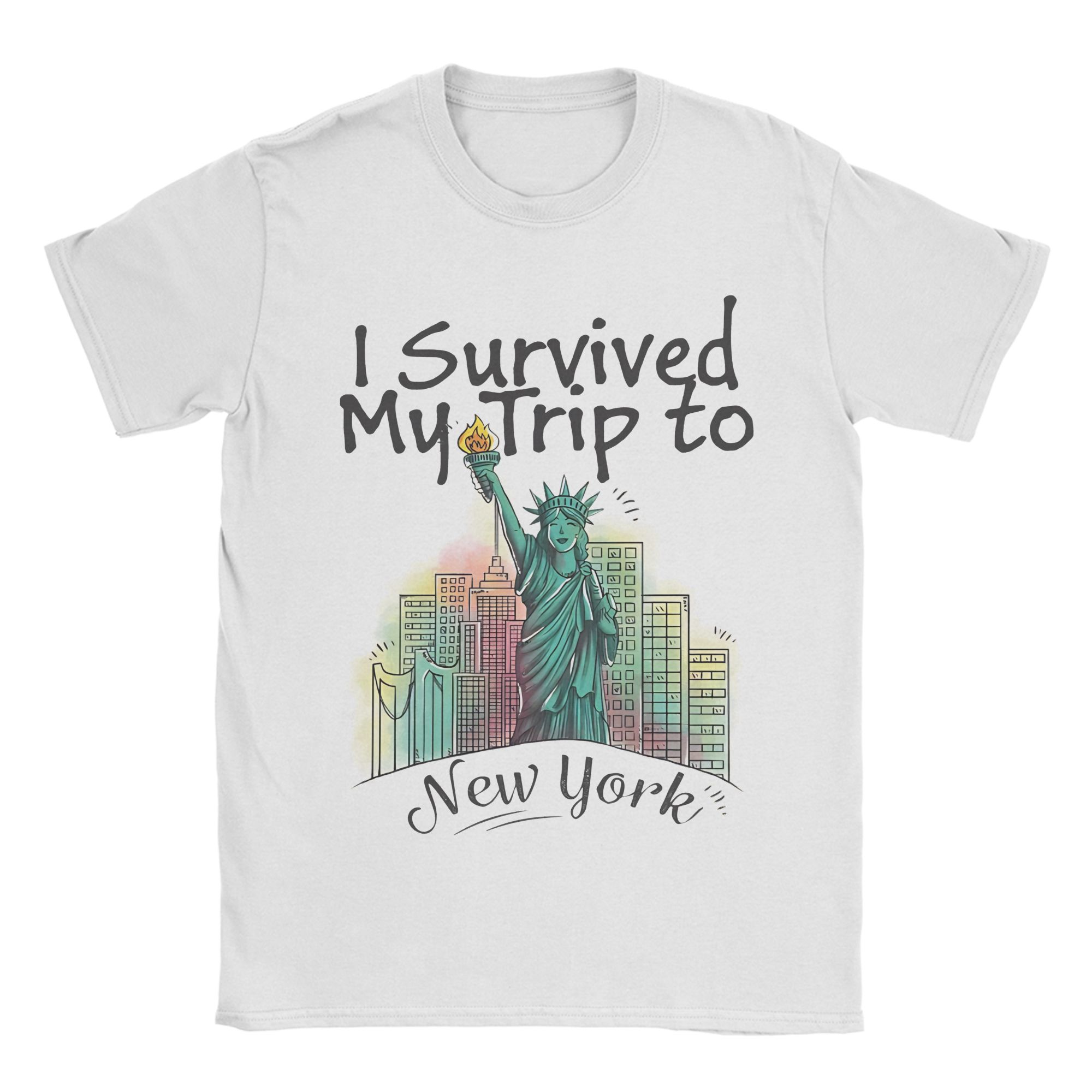Retro I Survived My Trip To NY - Summer Clothing Nyc recension och pris