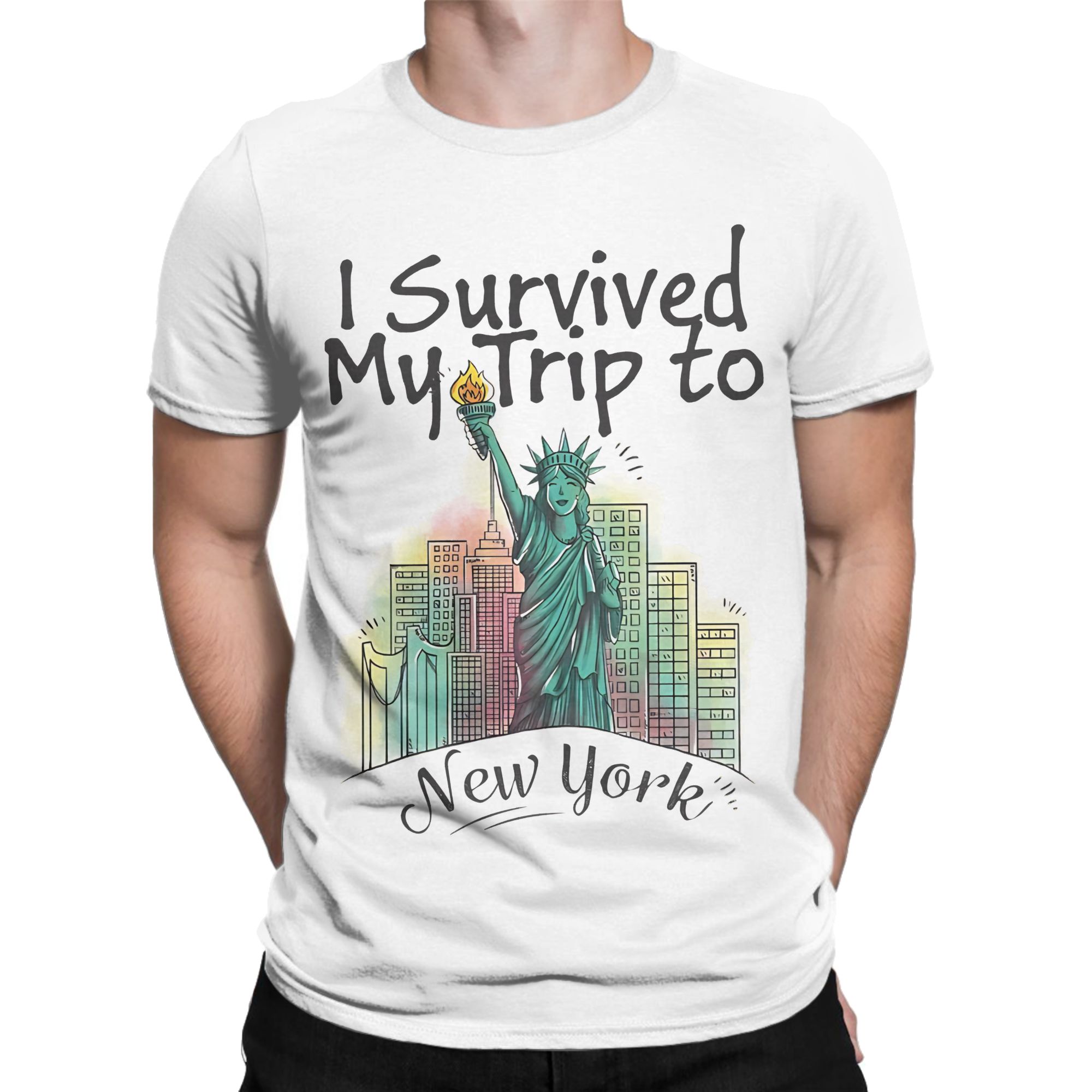 Retro I Survived My Trip To NY - Summer Clothing Nyc recension och pris