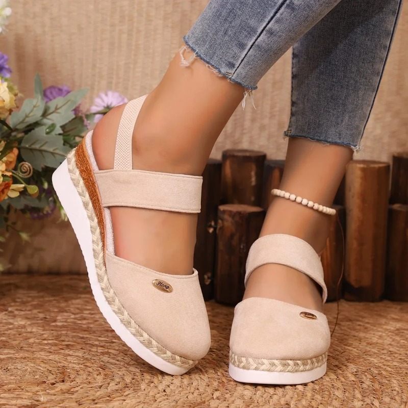 Women Closed Toe Wedge Sandals - Espadrille Sandal Women recension och pris