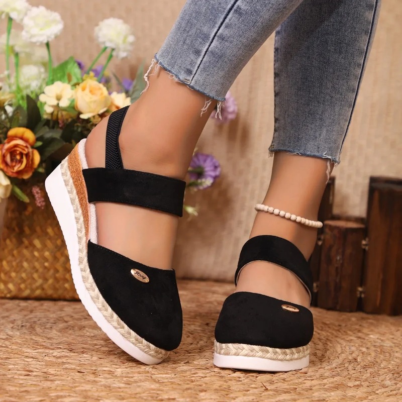 Women Closed Toe Wedge Sandals - Espadrille Sandal Women recension och pris