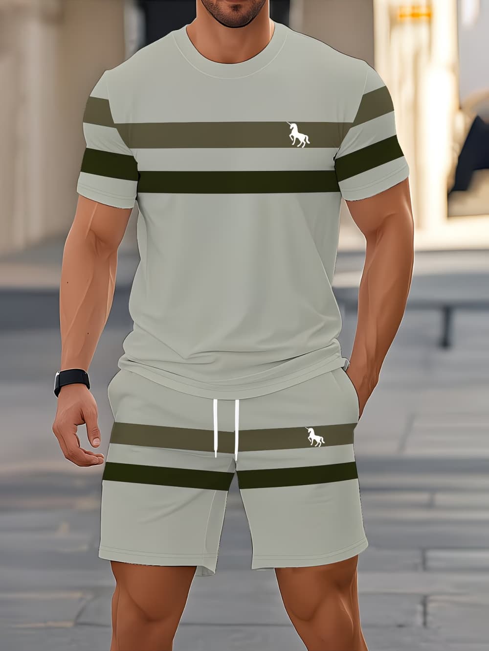 Men's Summer Sets Funny 3D Str - Summer Clothing For Young Men recension och pris