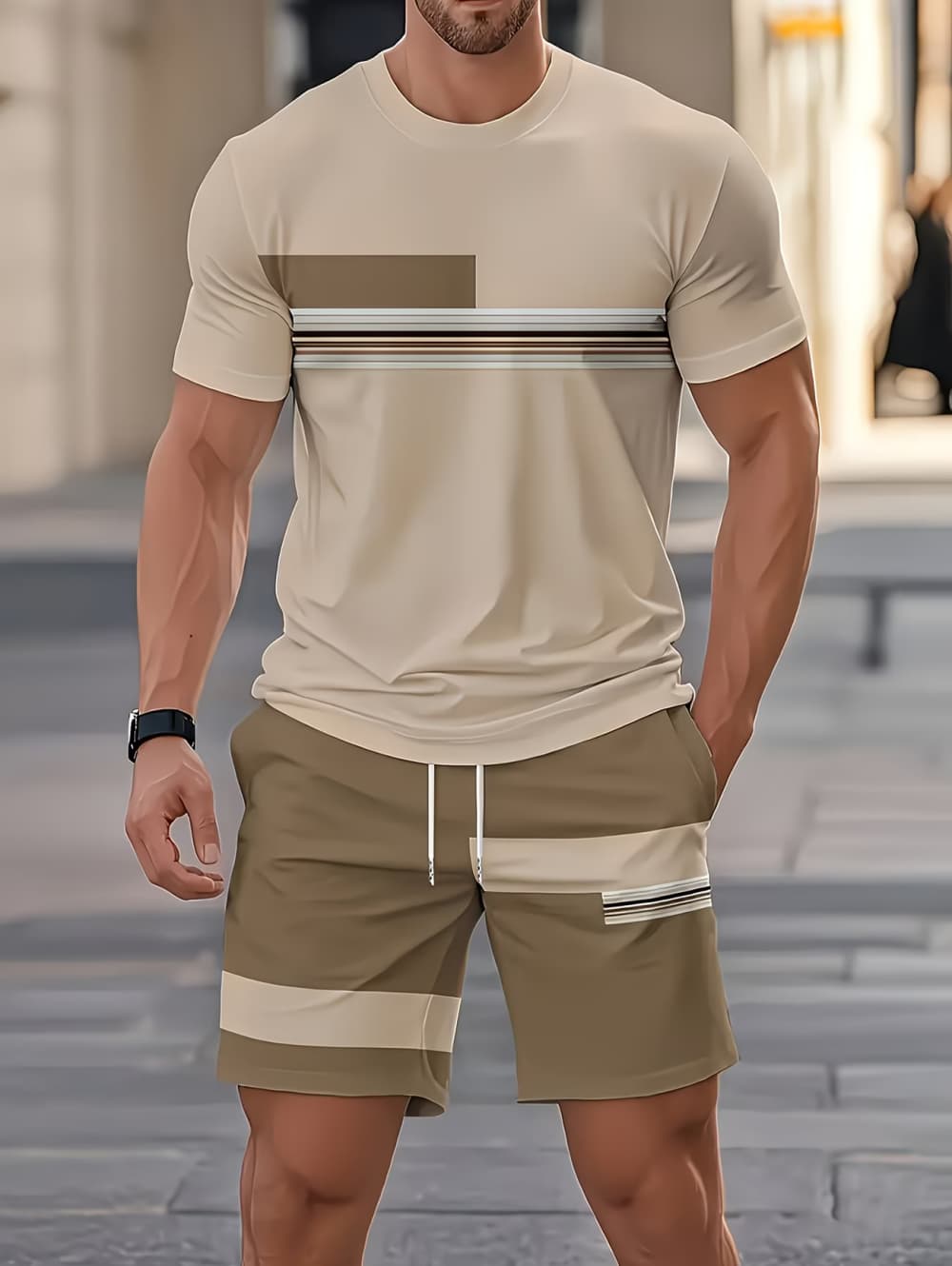 Men's Summer Sets Funny 3D Str - Summer Clothing For Young Men recension och pris