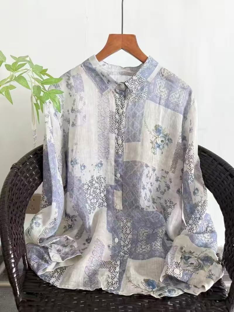 100% Ramie linen shirts and bl - Summer Clothing Brands For Women recension och pris