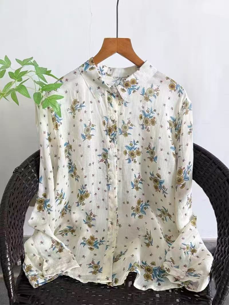 100% Ramie linen shirts and bl - Summer Clothing Brands For Women recension och pris