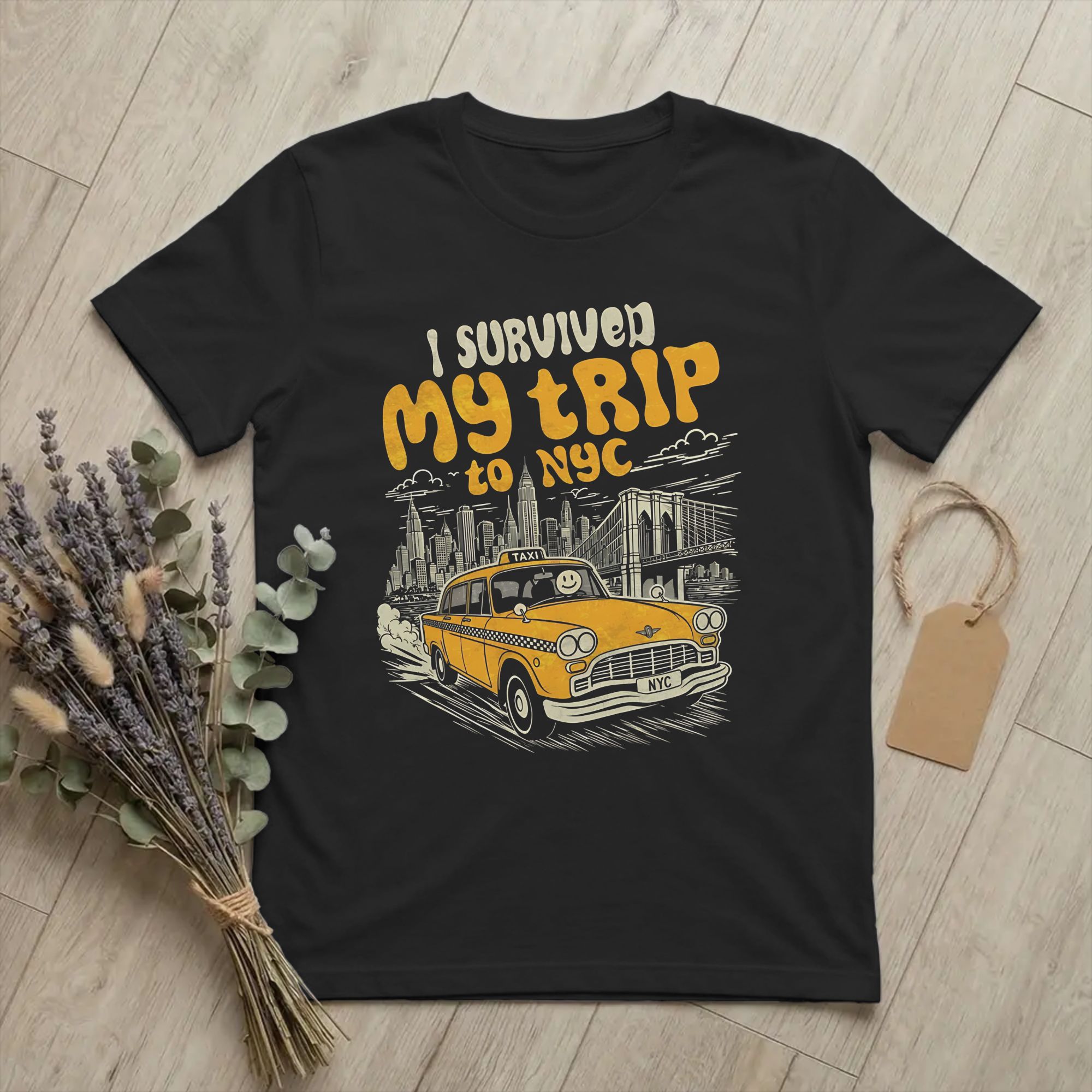 Vintage Funny I Survived My Tr - Summer Clothing Nyc recension och pris