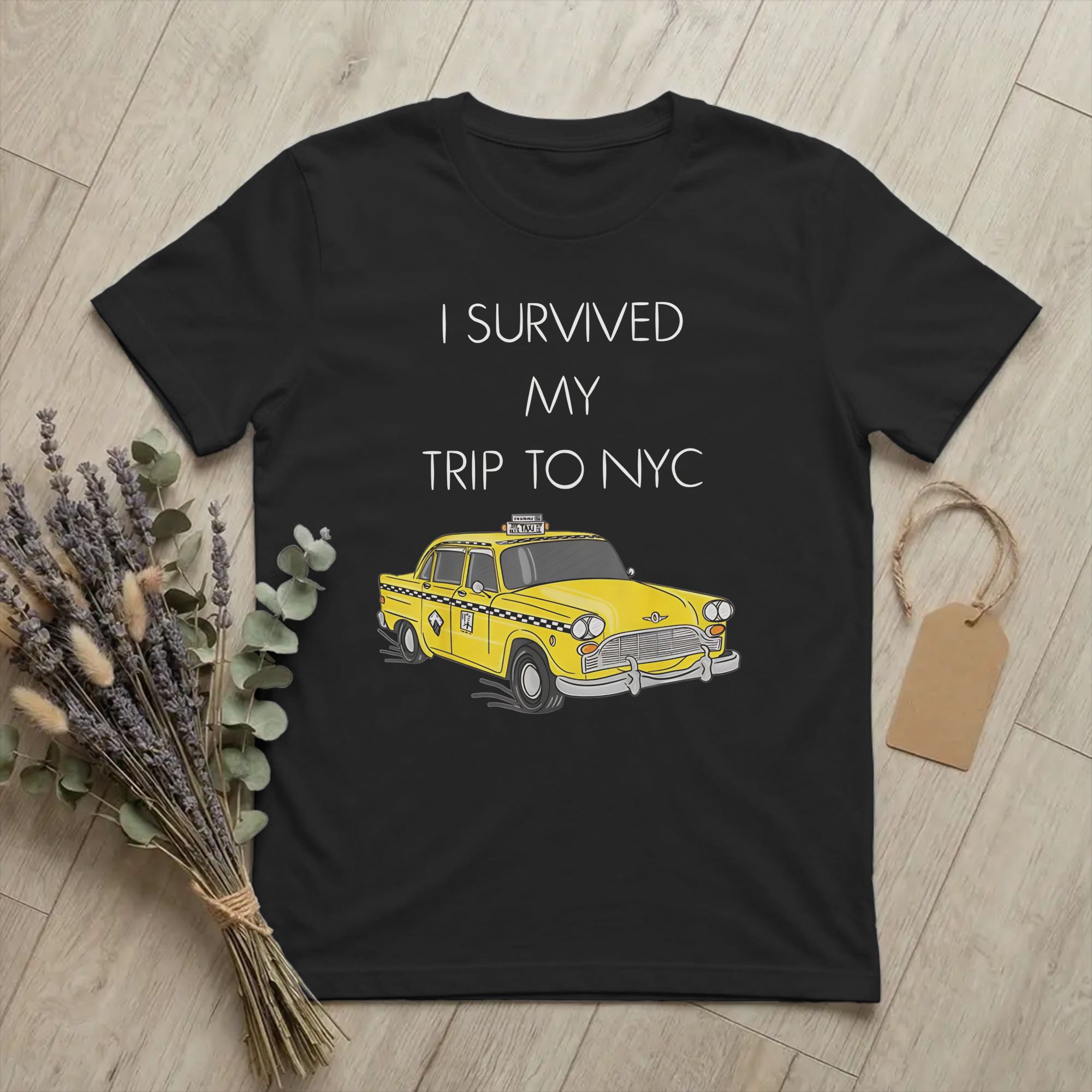 Vintage I Survived My Trip To  - Summer Clothing Nyc recension och pris