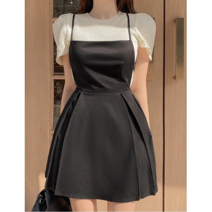 Fashionable Korean Style Backl - Summer Clothing Wraps recension och pris