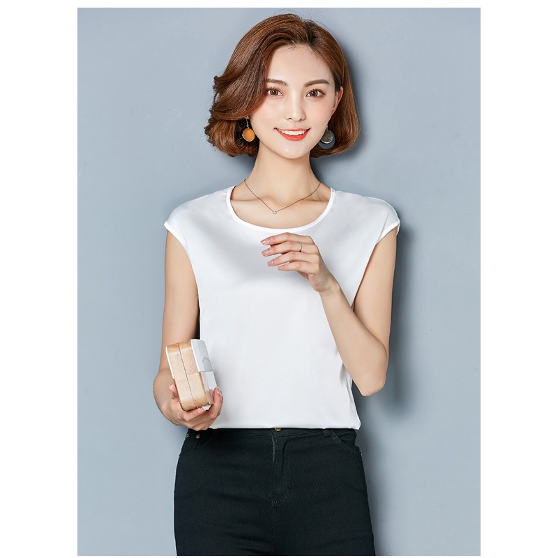 Sexy Silk vest women sleeveles - Summer Clothing Cheap recension och pris