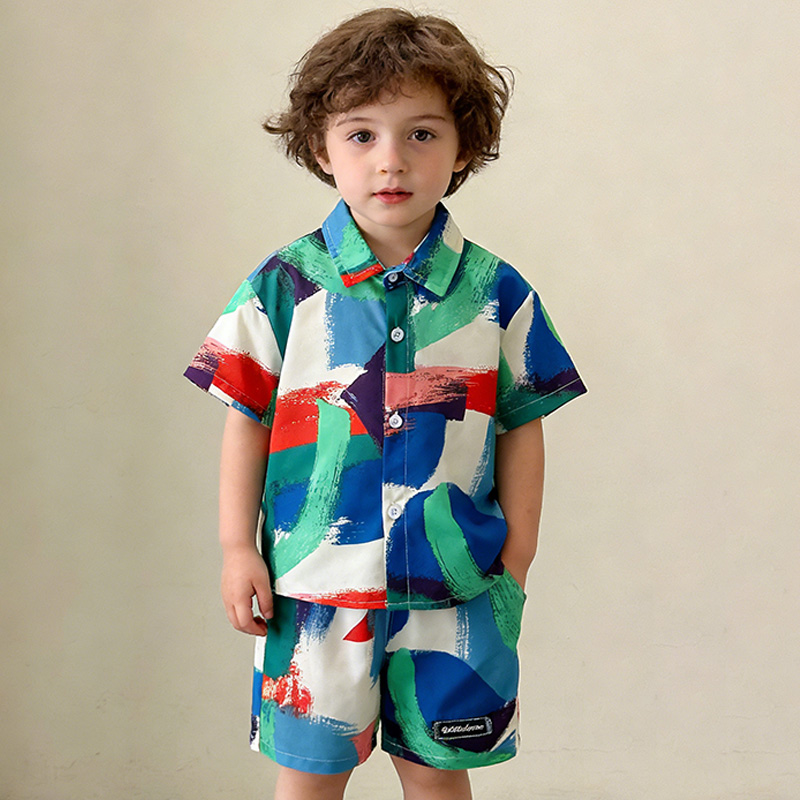 New Summer Baby Clothes Suit C - Summer Clothing Drawing recension och pris