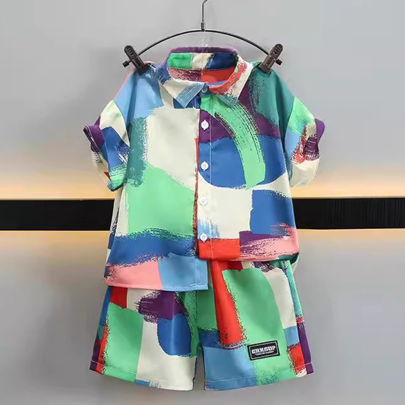 New Summer Baby Clothes Suit C - Summer Clothing Drawing recension och pris