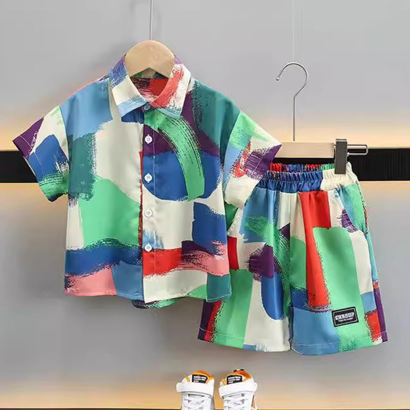 New Summer Baby Clothes Suit C - Summer Clothing Drawing recension och pris
