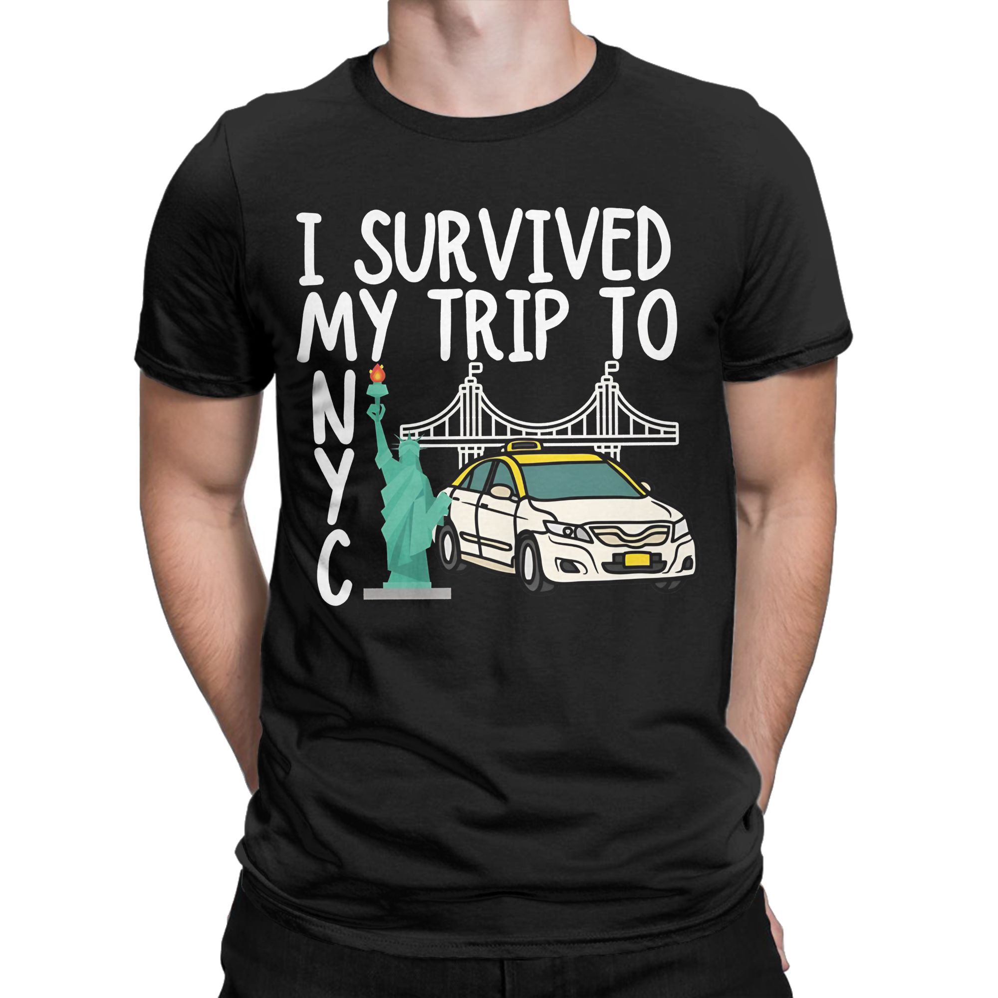 Vintage I Survived My Trip To  - Summer Clothing Nyc recension och pris