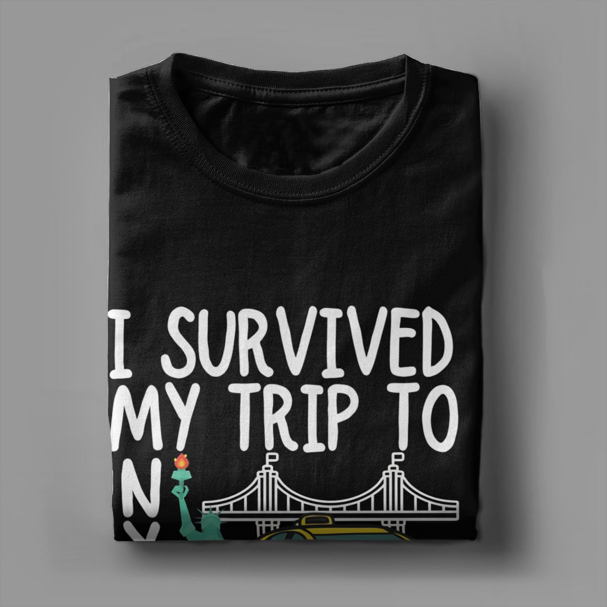 Vintage I Survived My Trip To  - Summer Clothing Nyc recension och pris